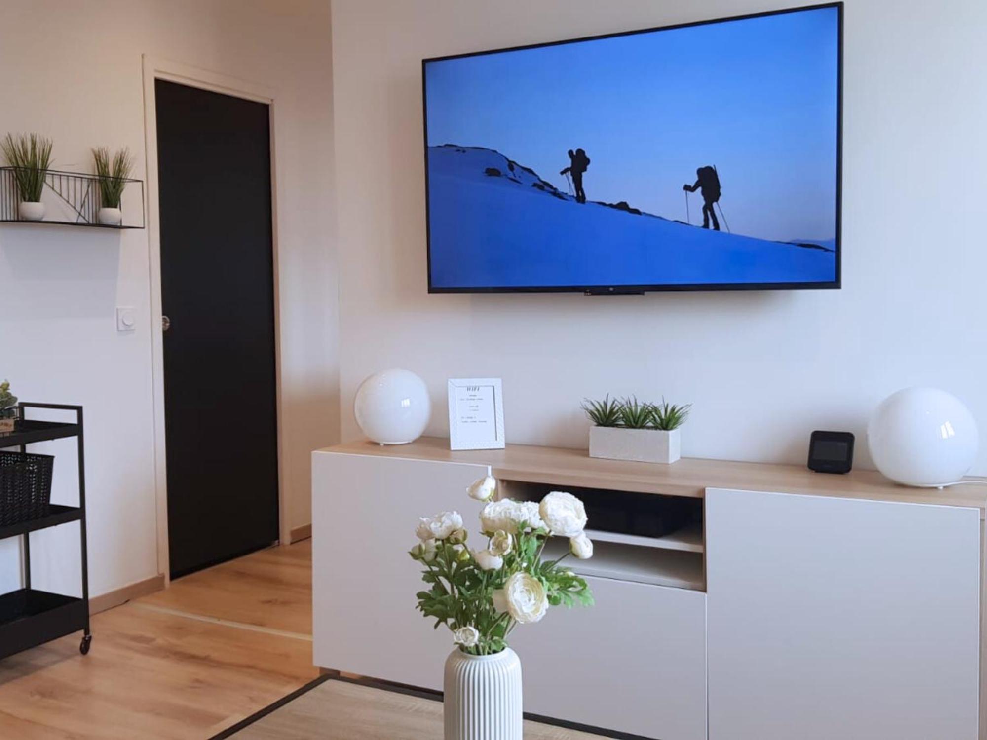 格勒诺布尔Vue Montagne - Appt Cosy Et Calme - Netflix - Fibre公寓 外观 照片